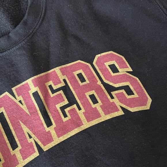 Niners Black Crewneck Sweatshirt - Picture 6 of 6